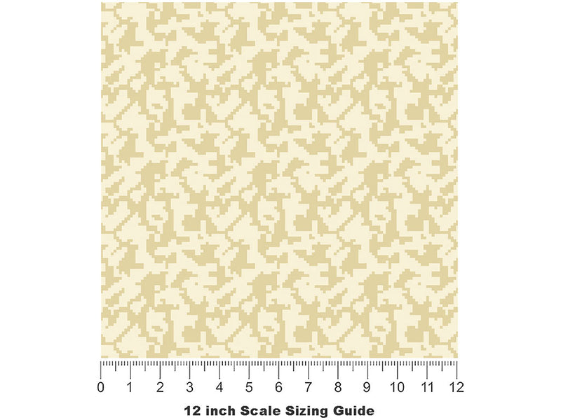 Kalahari Digital Camouflage Vinyl Film Pattern Size 12 inch Scale~Rwraps Kalahari Digital Camouflage Sizing Chart~3