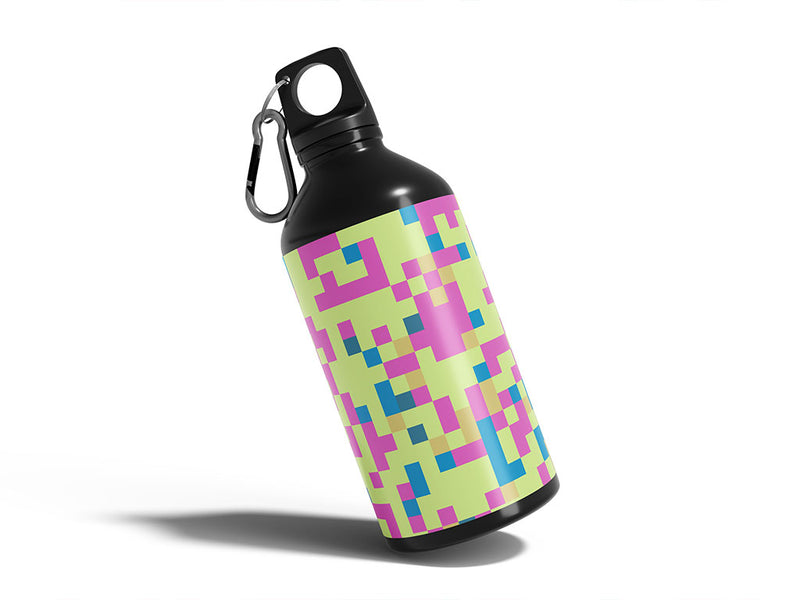kalamata olive pixel Water Bottle DIY Stickers