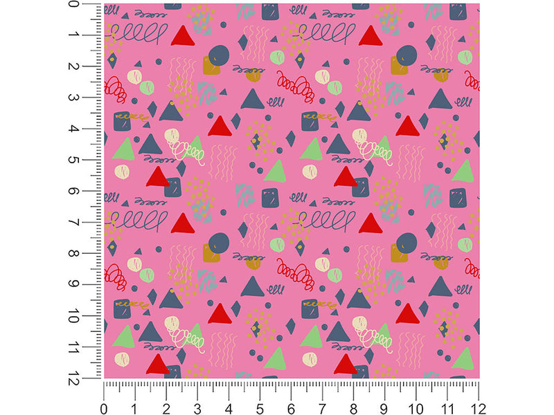 kept woman abstract geometric 1ft x 1ft Craft Sheets