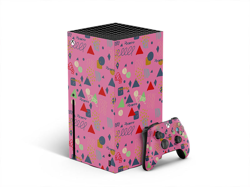 kept woman abstract geometric XBOX DIY Decal