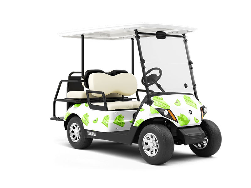 Key Pie Fruit Wrapped Golf Cart