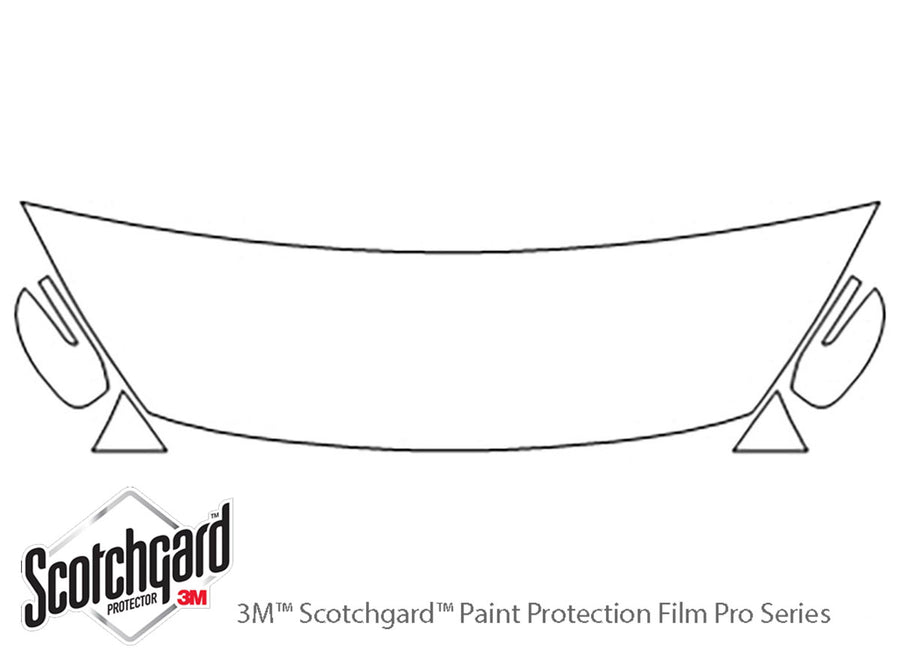 cadenza 3M Clear Bra Hood Precut PPF Diagram