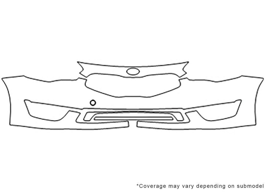cadenza 3M Clear Bra Bumper Precut PPF Diagram