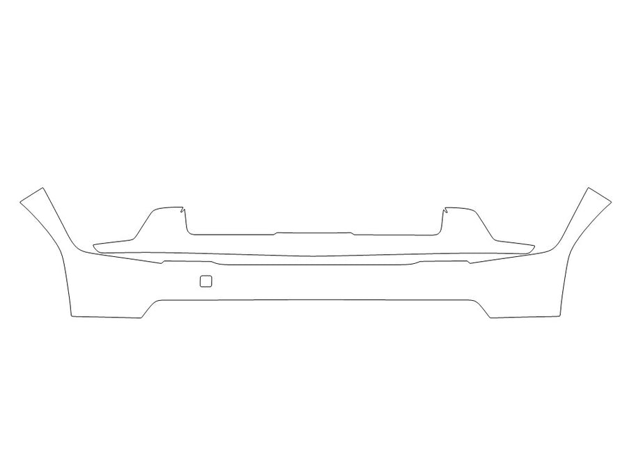 ev9 Avery Dennison Clear Bra Bumper Precut PPF Diagram