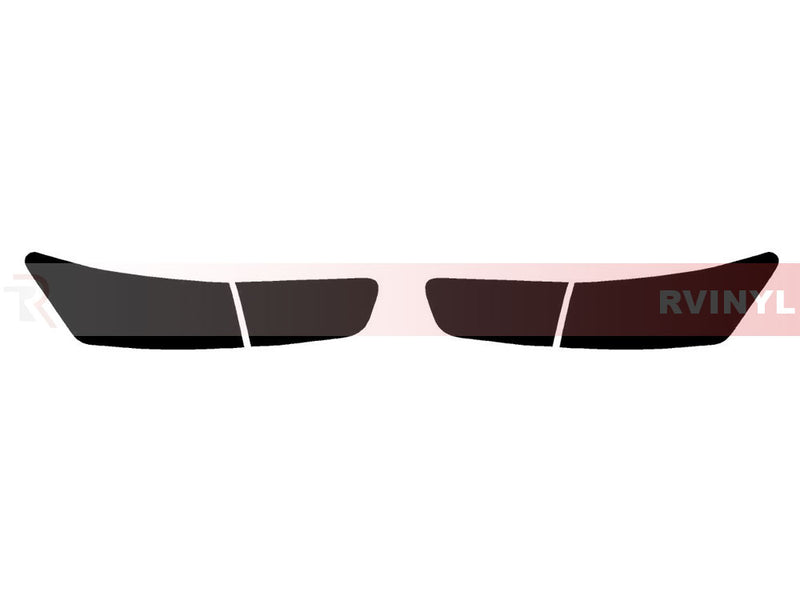 forte (coupe / koup) Precut Tail Light Tint Diagram