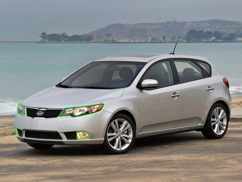 kia forte 2010-2013 Headlight Protection Installation Location