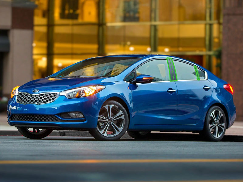 kia forte 2014-2016 (sedan) Pillar Post Trim Installation Location