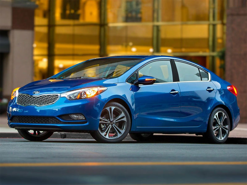 kia forte 2014-2016 (sedan) Matte Black Pillar Trim