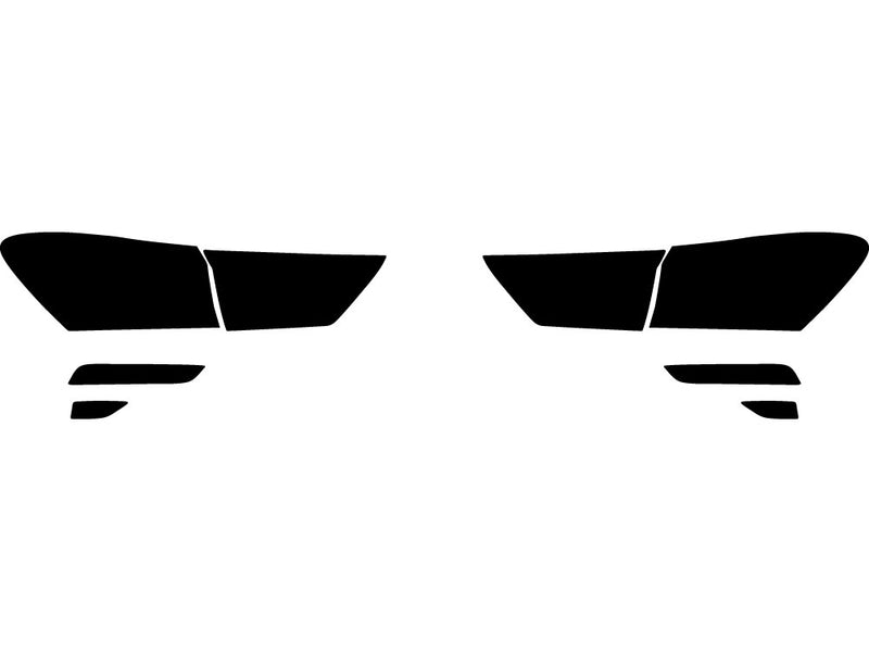 forte (sedan) Precut Tail Light Tint Diagram