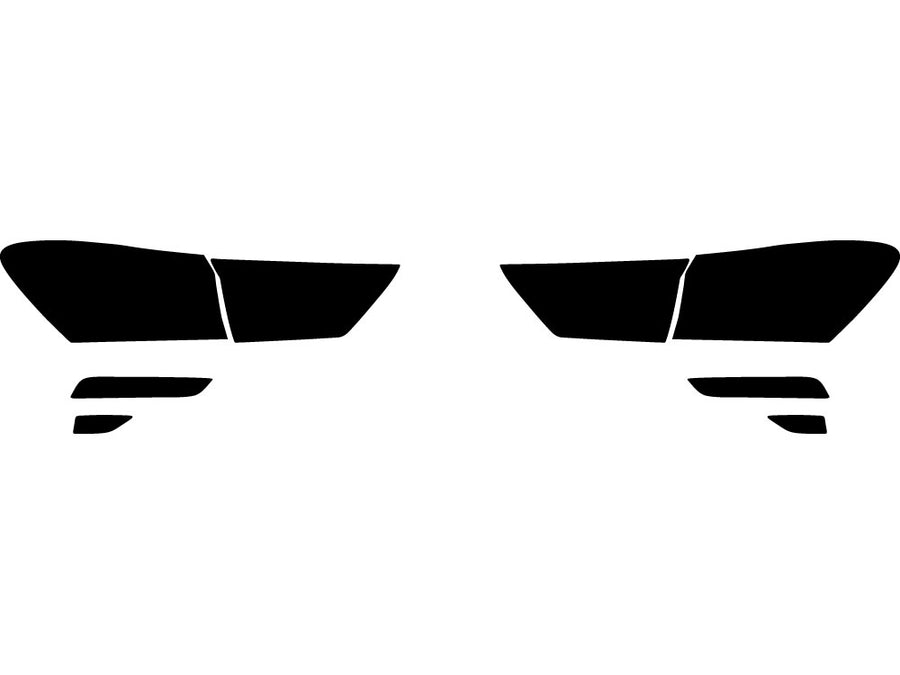 forte (sedan) Precut Tail Light Tint Diagram