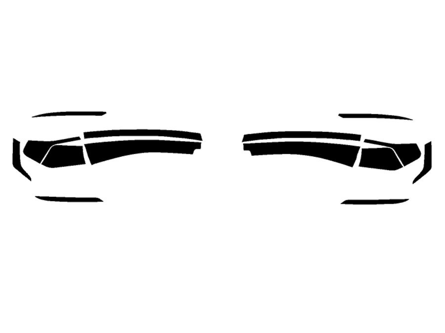 k5 Precut Tail Light Tint Diagram