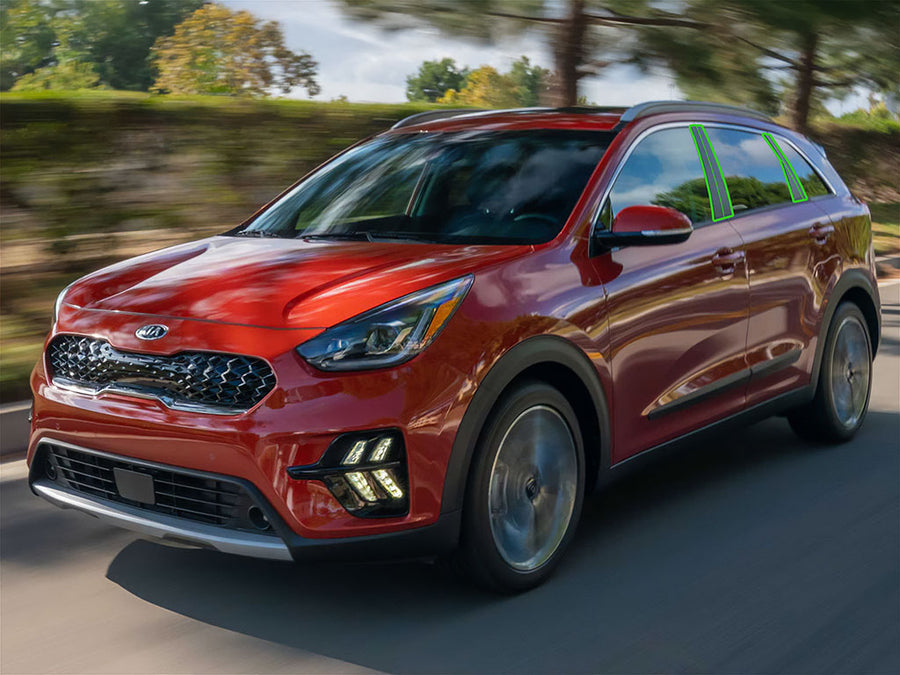 kia niro 2017-2023 Pillar Post Trim Installation Location