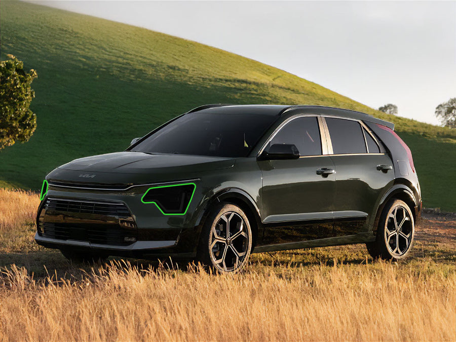 kia niro 2023-2025 Headlight Tint Location