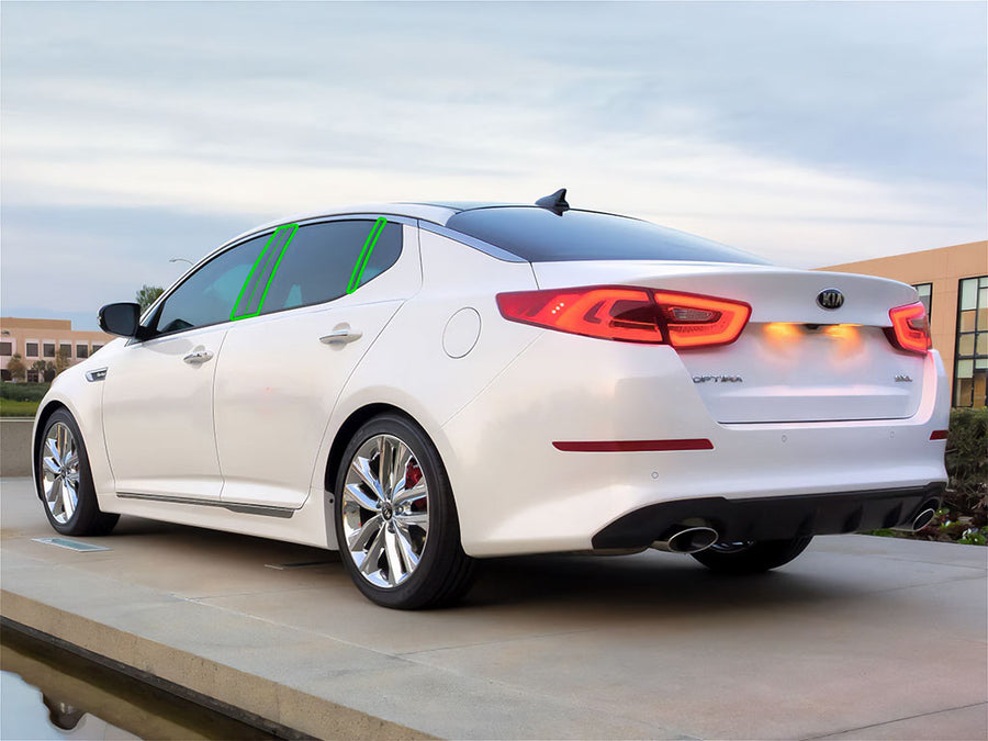 kia optima 2011-2015 Pillar Post Trim Installation Location