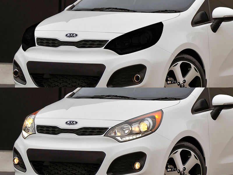 kia rio 2012-2015 Headlight Tint Appearance