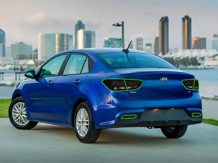 rio (sedan) Tail Light Tint Installation Points