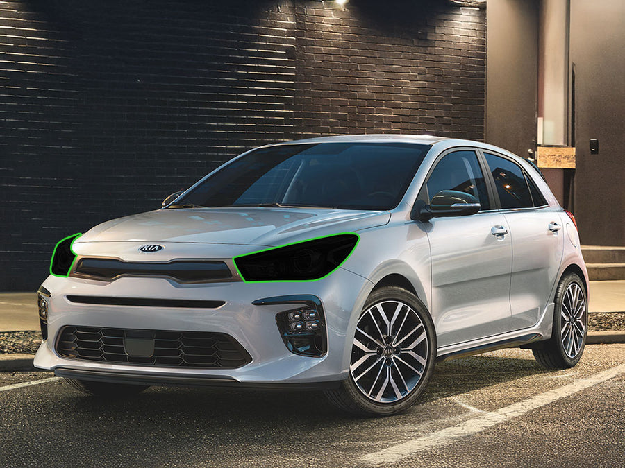 kia rio 2018-2020 Headlight Tint Location