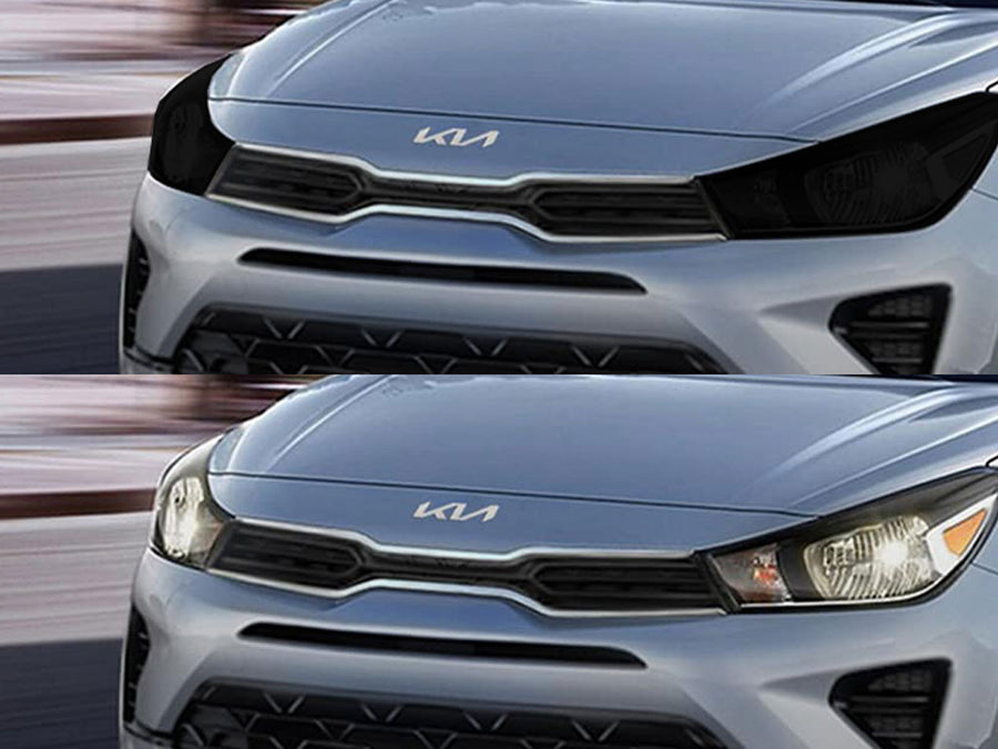 kia rio 2021-2023 Headlight Tint Appearance