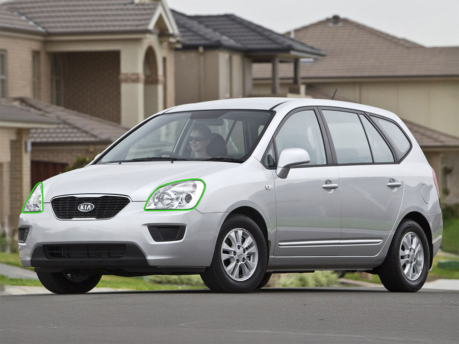 kia rondo 2007-2009 Headlight Protection Installation Location
