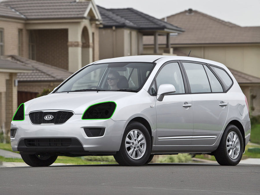 kia rondo 2007-2009 Headlight Tint Location