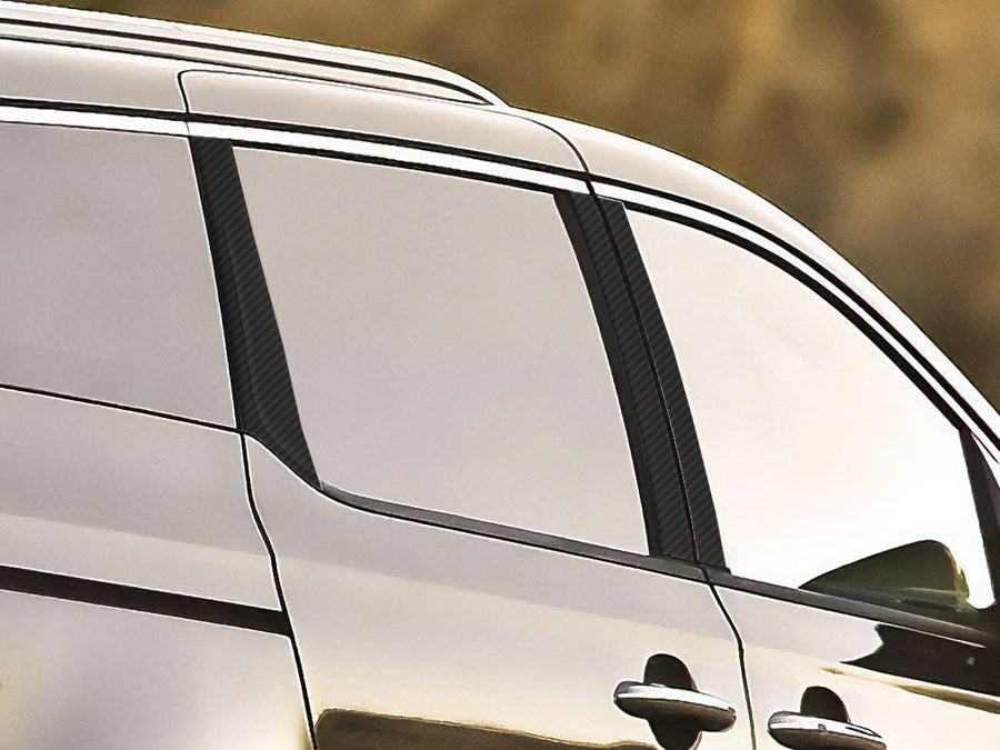 kia sedona 2006-2013 Carbon Fiber Pillar Cover Diagram