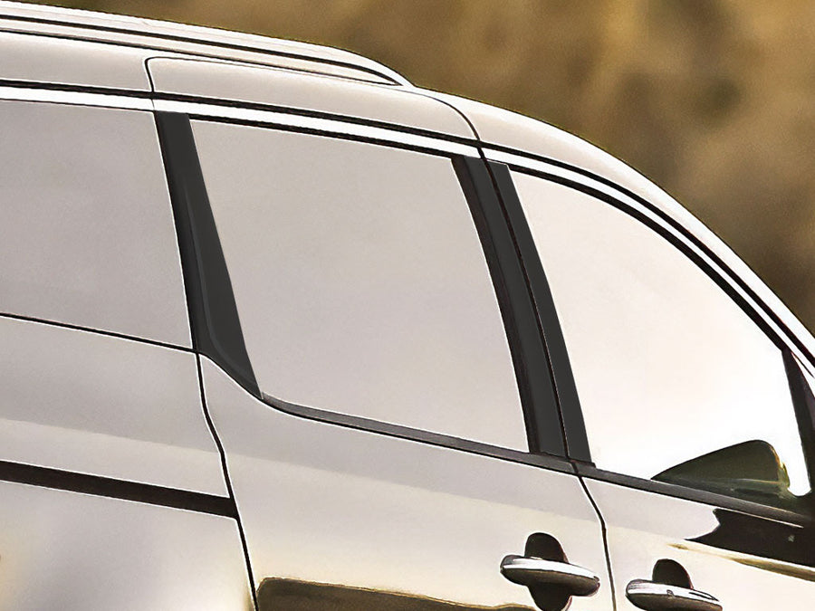 kia sedona 2006-2013 Gloss Black Pillar Cover Diagram