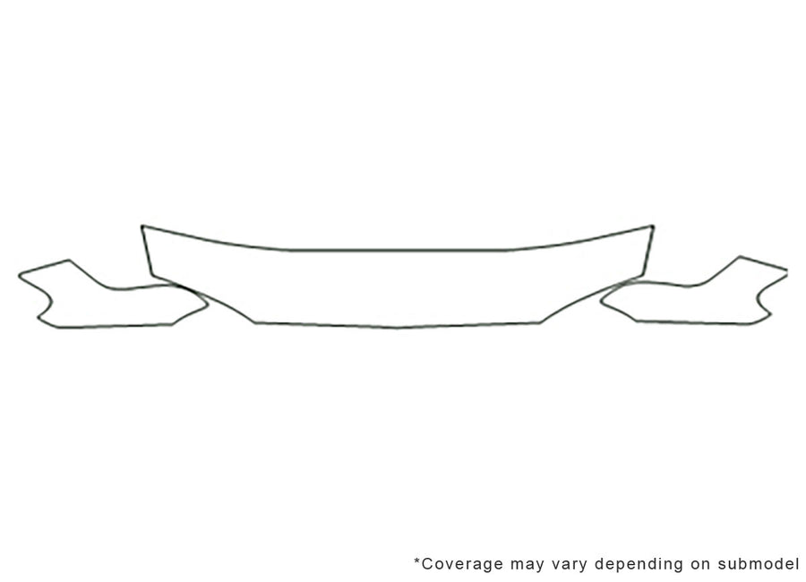 sephia Avery Dennison Clear Bra Hood Precut PPF Diagram