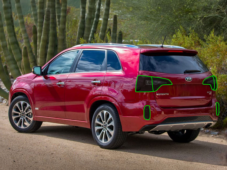 sorento Tail Light Tint Installation Points