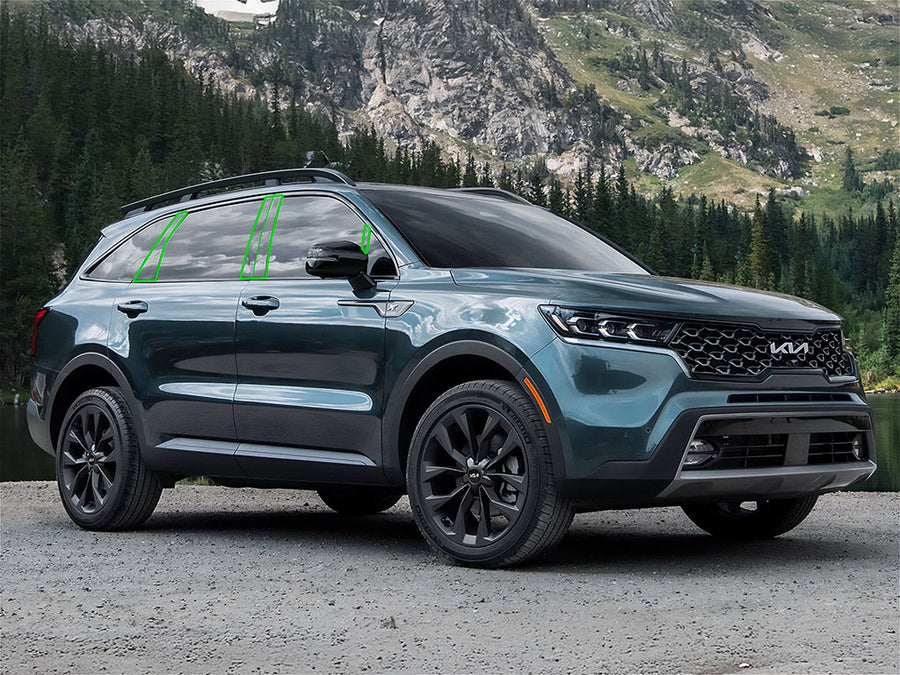 kia sorento 2022-2023 Pillar Post Trim Installation Location