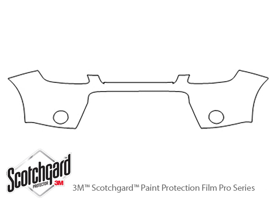 soul 3M Clear Bra Bumper Precut PPF Diagram