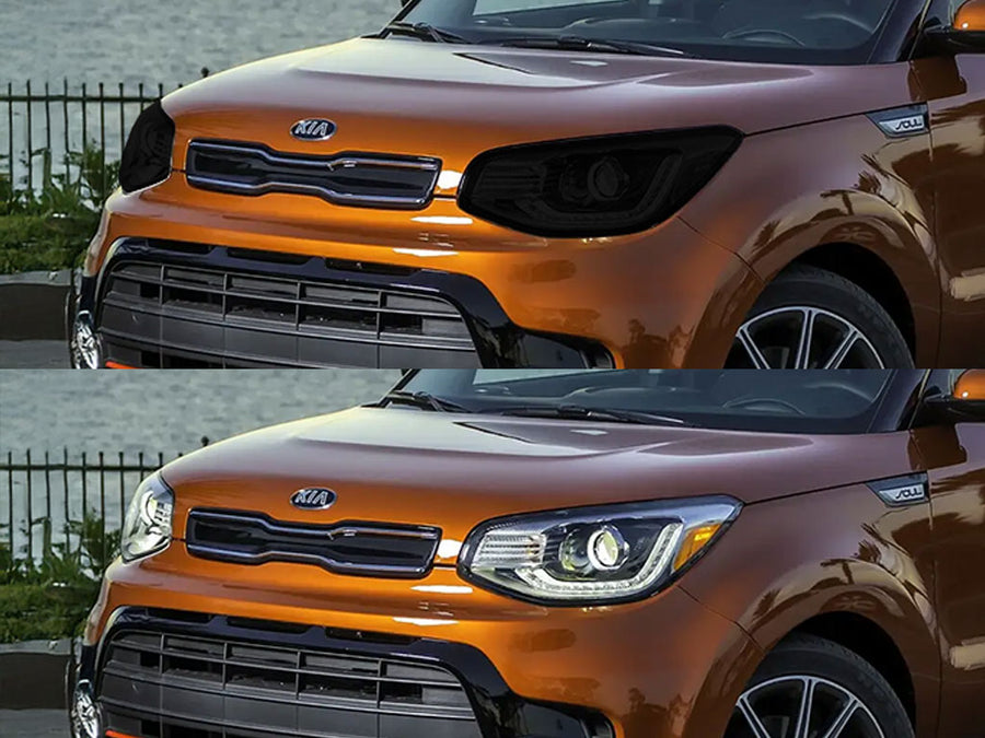 kia soul 2014-2019 Headlight Tint Appearance