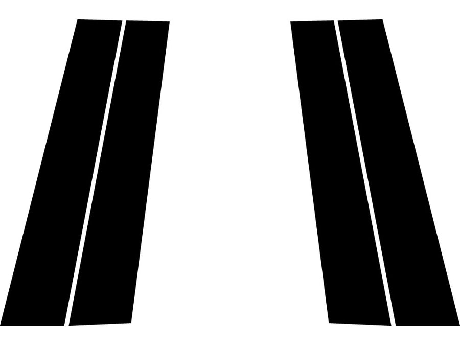 kia soul 2020-2024 Gloss Black Pillar Trim