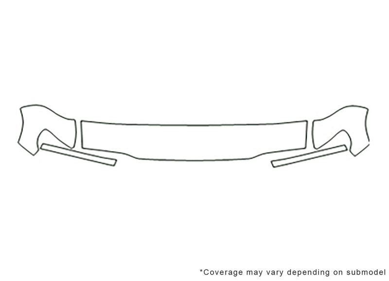 sportage Avery Dennison Clear Bra Hood Precut PPF Diagram
