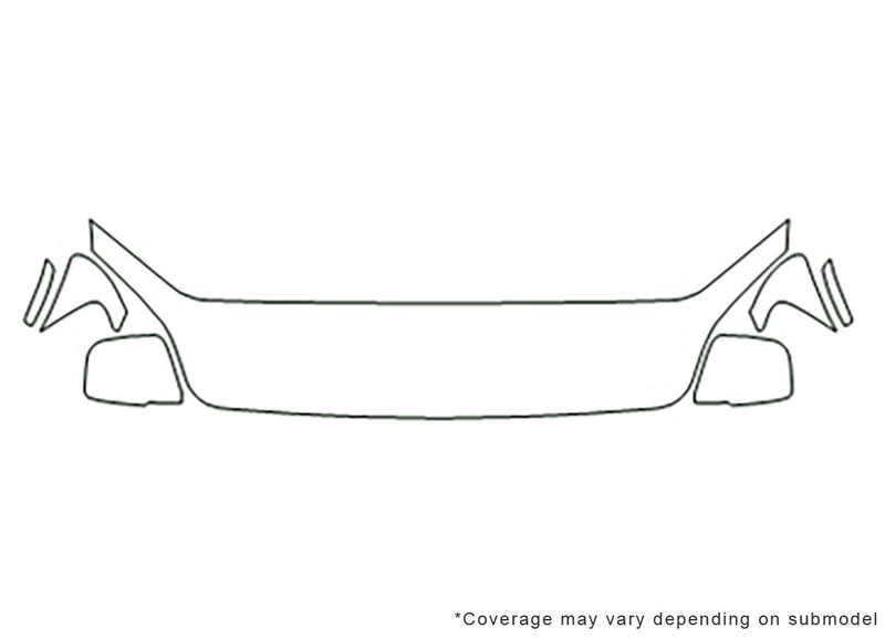 sportage 3M Clear Bra Hood Precut PPF Diagram