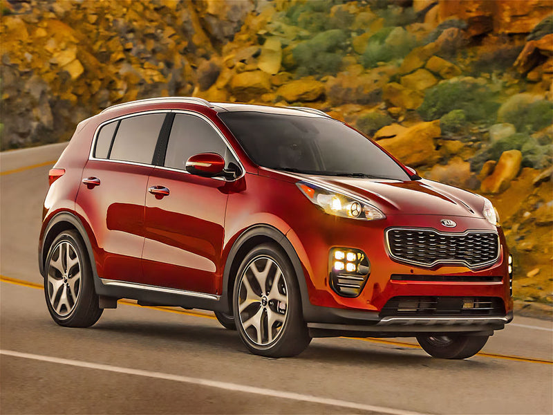 kia sportage 2017-2022 Matte Black Pillar Trim