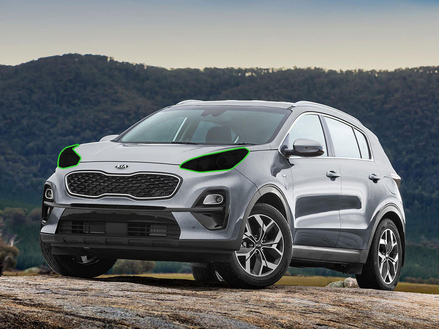 kia sportage 2017-2022 Headlight Tint Location