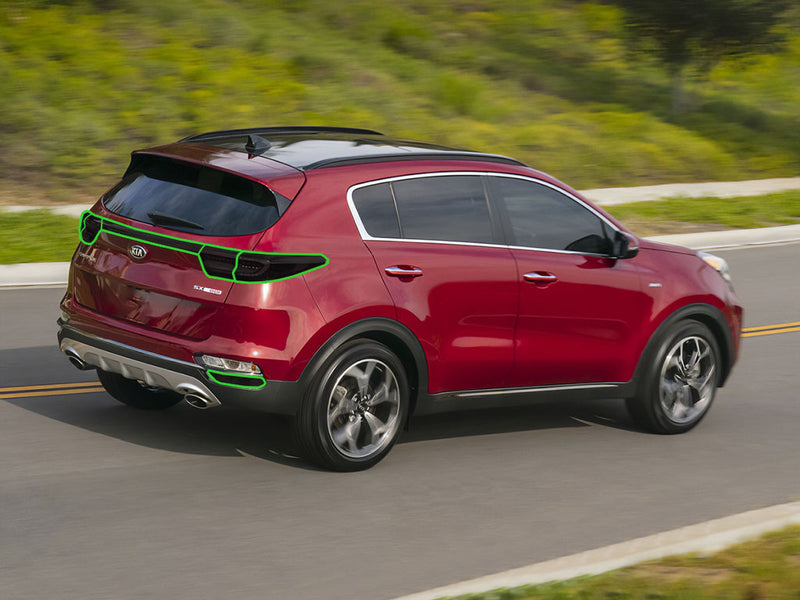 sportage Tail Light Tint Installation Points