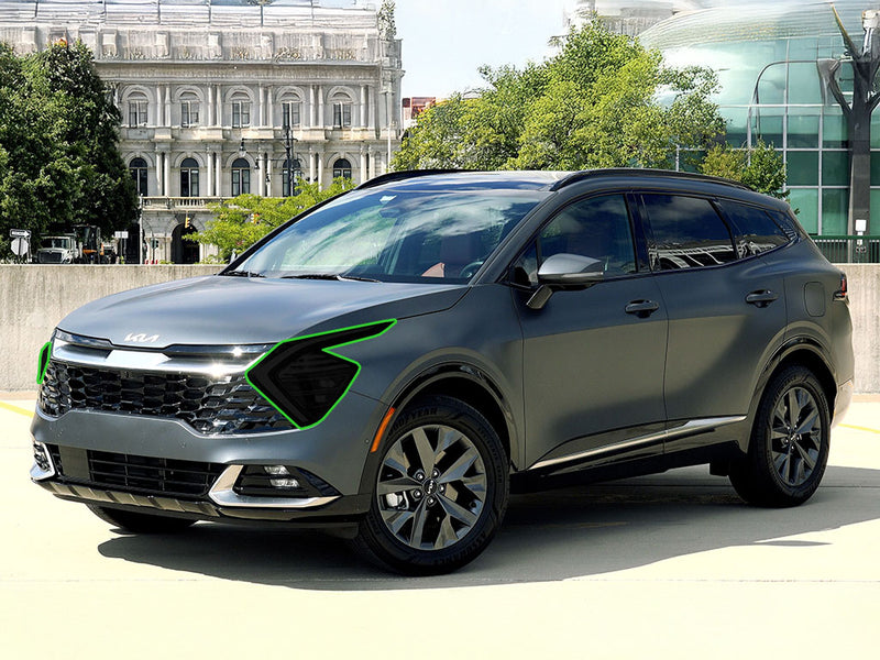 kia sportage 2023-2025 Headlight Tint Location