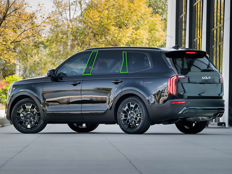 kia telluride 2020-2024 Pillar Post Trim Installation Location
