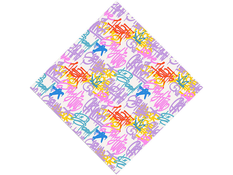 King Star Graffiti Vinyl Wrap Pattern