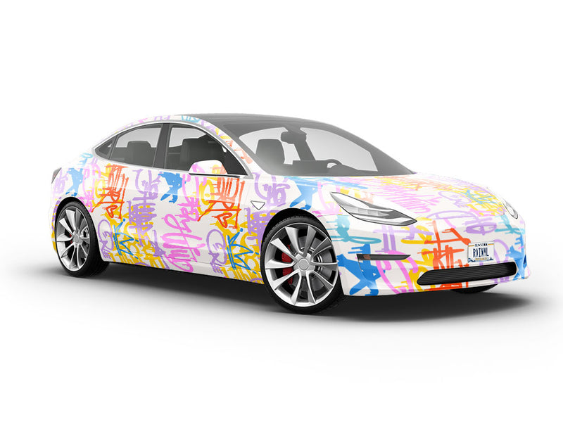 King Star Graffiti Vehicle Vinyl Wrap