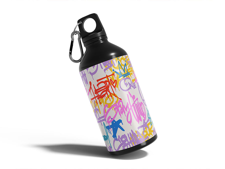 Water Bottle DIY Stickers