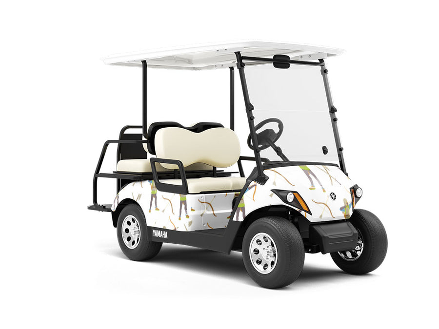 Knight Training Fantasy Wrapped Golf Cart