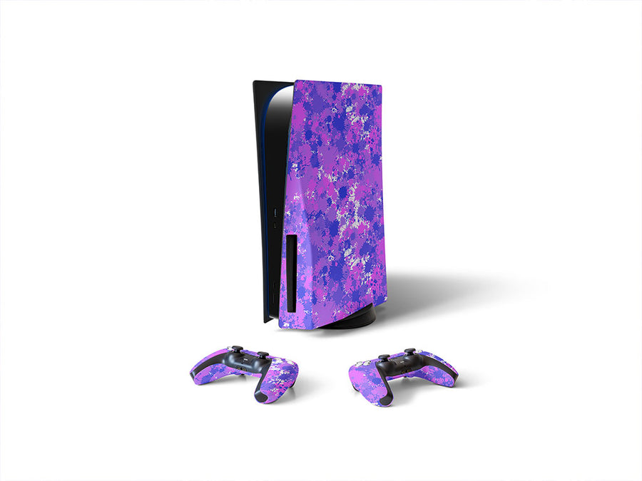 knockout punch paint splatter Sony PS5 DIY Skin