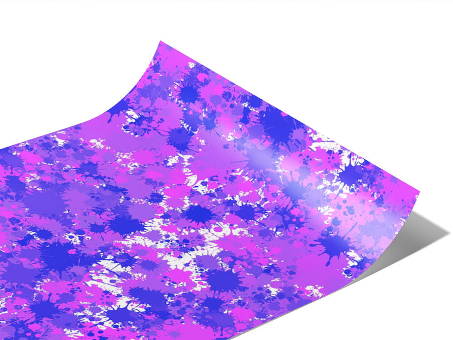 Knockout Punch Paint Splatter Vinyl Wraps~Rwraps Series 914 Digitally Printed Vinyl Wrap~0