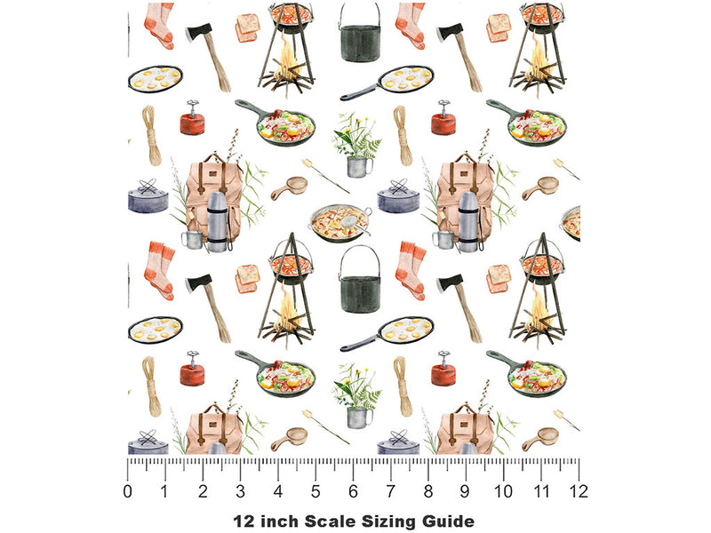 KOA Living Camping Vinyl Film Pattern Size 12 inch Scale~Rwraps KOA Living Camping Sizing Chart~2