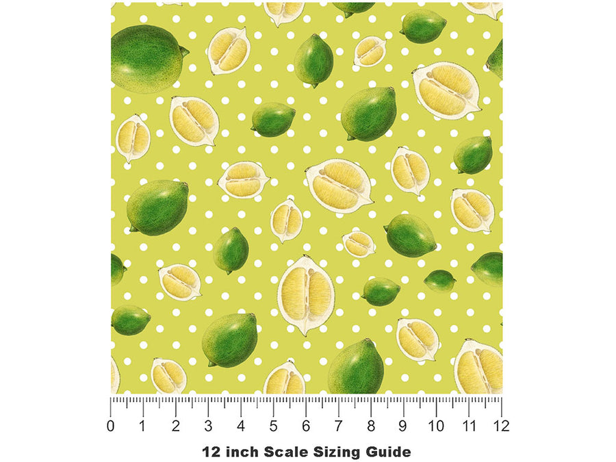 Kusaie Rangpur Fruit Vinyl Film Pattern Size 12 inch Scale~Rwraps Kusaie Rangpur Fruit Sizing Chart~2