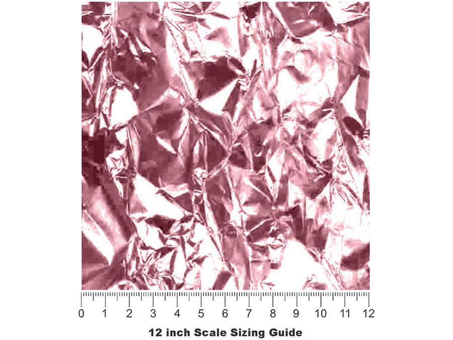 La Madona Rosa Gemstone Vinyl Film Pattern Size 12 inch Scale~Rwraps La Madona Rosa Gemstone Sizing Chart~2