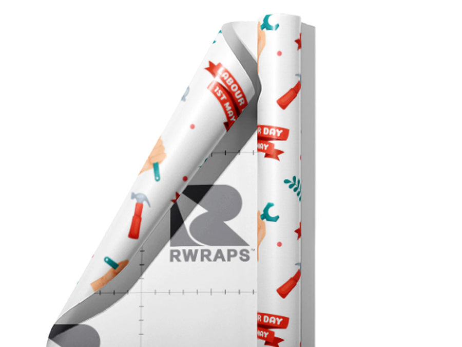 Labor Day Americana Wrap Film Sheets~Rwraps Series 914 Labor Day Americana Scrolled Sheet~4