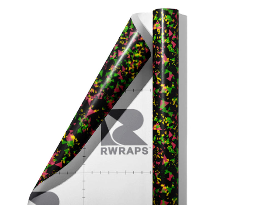 Labyrinth King Retro Wrap Film Sheets~Rwraps Series 914 Labyrinth King Retro Scrolled Sheet~3